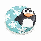 Pinguin-Torte rund